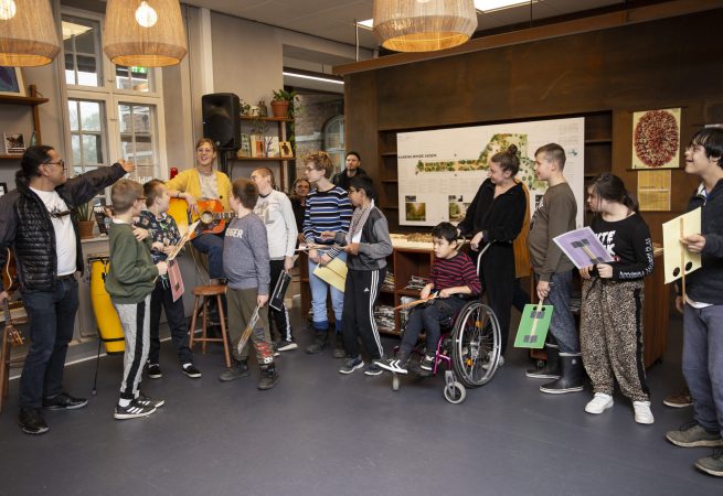 Koncert i Karens Minde Kulturhus med børn fra lokalområdet