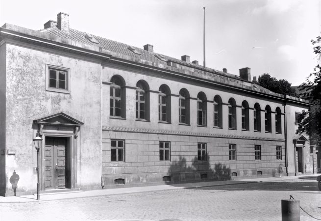 København museum illustration af den gamle bygning før renovering